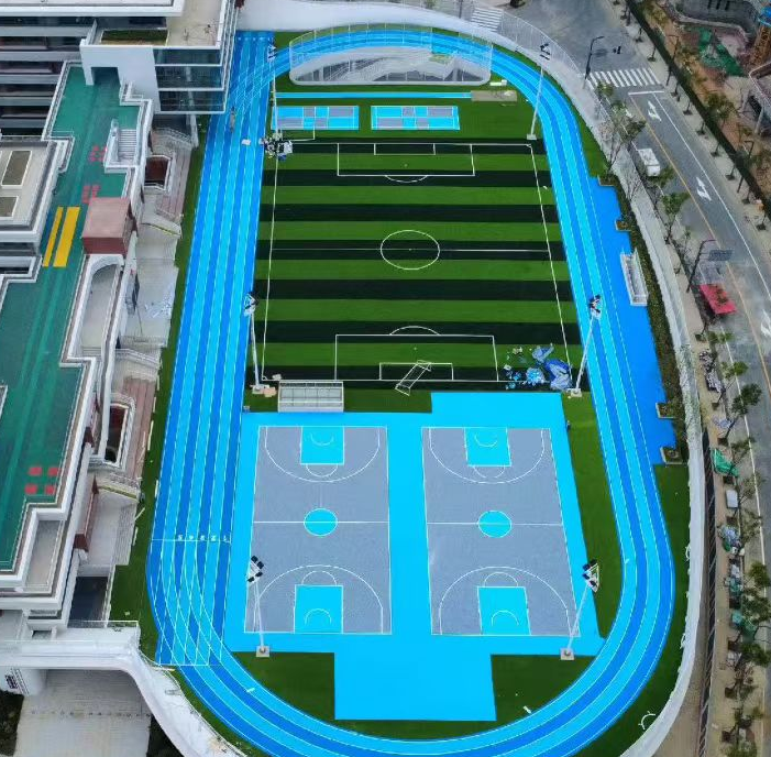 乌鲁木齐市彩色epdm颗粒足球场人造草坪 - 方案
